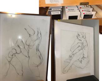 Original Figure Drawing Sketches and Photography Slides By David Seculoff