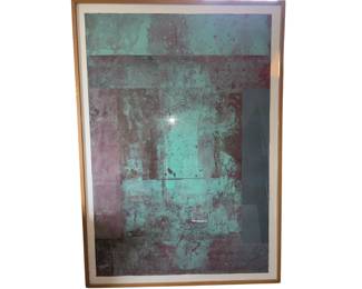 Original Abstract Artwork Of David Seculoff ~4ft"x6ft