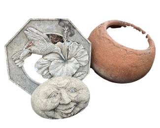 Garden Decor Sun Face Pot