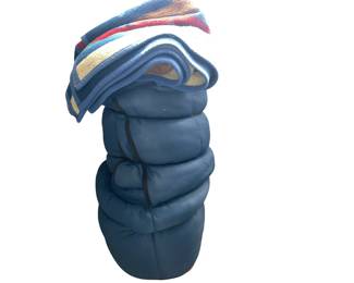 2 Sleeping Bags Western Blanket