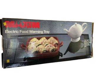 Electric Food Warming Tray In Box 8 1/2" x 12 3/8"
