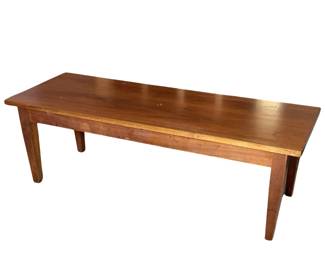 Wooden Shaker Coffee Table Bench Solid Wood