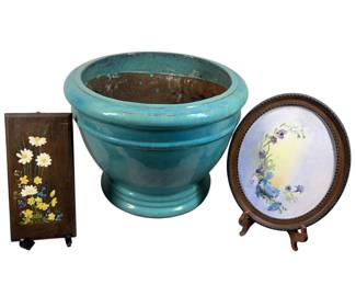 Planter + Original Artwork by Alberta Morken