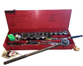 Wright Sockets Set Metric incl 55 58 MM + Carlyle & Wright Ratchet Handles Crescent Tool