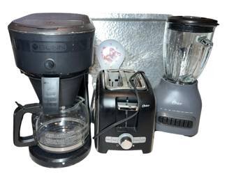 Bunn Coffee Maker Toaster Oster Blender Spoon Serving Tray