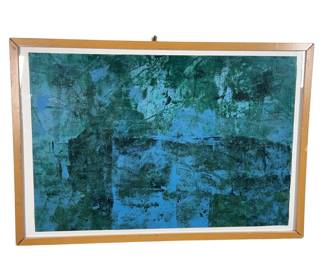 Original Abstract Artwork Of David Seculoff ~2ftx3ft"