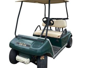 Club Car 2 Seat Golf Cart Gas Powered Motor Turns Over Has Keys