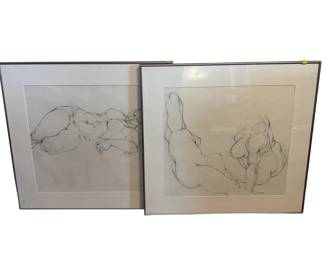 2 Original Figure Drawing Sketches By David Seculoff