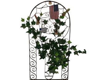 Decorative Wall Metal Trellis + Decor