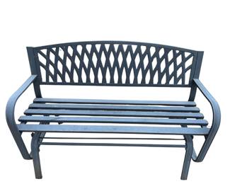 Metal Love Seat Glider