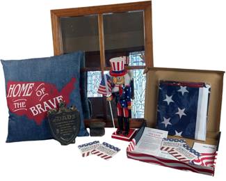 US Flag Patriotic Decor Uncle Sam