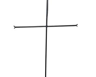 4FT Tall Iron Cross Wall Decor Christian