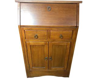 Secretary Desk w/ Drawers & Lower Cabinet