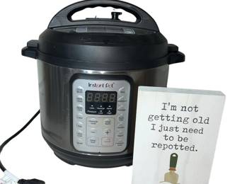 6qt InstaPot Cute "Garden" Sign