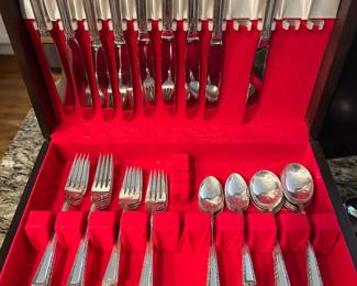 Fine Arts Sterling Silver Flatware Set