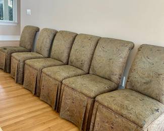 6 parson-style chairs by Century