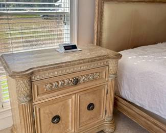 Lexington stone top night stand 