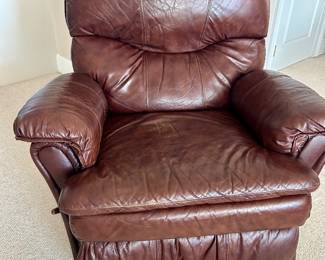 Leather recliner