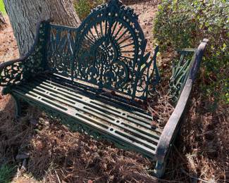 Iron bench 
