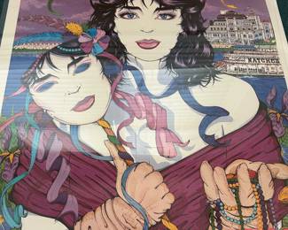 Vintage Mardi Gras poster