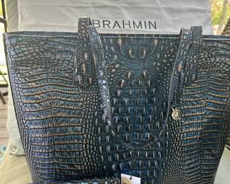 Brahmin “Misha Lazuli Melbourne  Leather”  bag