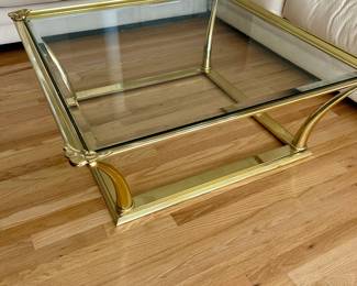 Brass coffee table