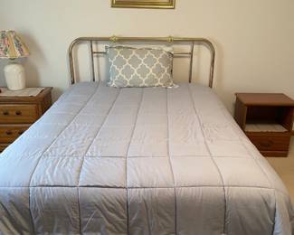 Brass? Double Bed, Picture, Tables