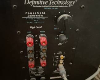 Definitive Technology, 700 Watt Powerfield Subwoofer! Wow!! 