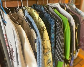 Nice Selection of Men's Dress & Sports Shirts--Jos. A. Banks, etc.,