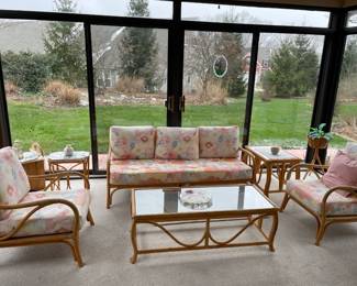 Beautiful Rattan Patio Furniture--Tis the Season!!