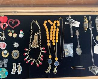 Small but Nice Costume Jewelry & Religious Icons