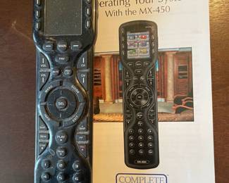 MX-450 "COMPLETE CONTROL" Universal Remote & Book