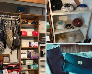 Great purses, shoes and vintage hats ALSO Coach wallet and gloves. Also several pair of high quality leather gloves