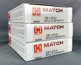 Hornady .338 Lapua Ammo, Approx 60 Rounds, Local Pickup Only 