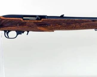 Ruger 10/22 .22 LR Rifle SN# AFT-00126, The American Farmer Edition, Fifty Years 1964-2014, Laser Carved Stock, Paperwork, Includes Unattached Rail, In Box