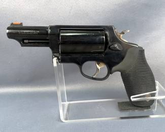 Taurus/ Taurus Intl The Judge .45 LC./ .410 ga 5-Shot Revolver SN# BU661722, Fiber Optic Sight, In Box