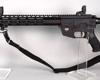 Freedom Ordnance FX-9 9mm Rifle SN# 001394, Nylon Sling, 30-Rd Mag, Flip Up Sights, Adjustable Stock, In Original Box