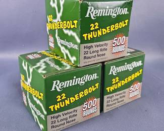  Remington .22LR Ammo, Approx 1500 Rounds, Local Pickup Only