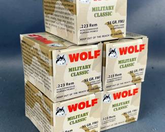 Wolf .223 Rem Ammo, Approx 100 Rounds, Local Pickup Only