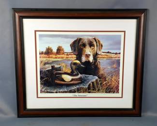 Larry Chandler, The Veterans, Signed And Numbered 806 of 2000, Framed And Matted, 23" x 27"