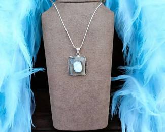 Owhyee Eye Opal Necklace  Tested