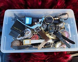 Mystery Lot Of Watches  4 Pounds 8 Oz