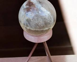 Garden Quartz  Lodolite Sphere Ball  9.2 Oz