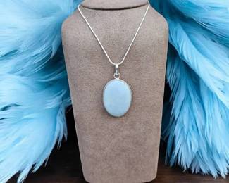 Angelite Necklace  Tested
