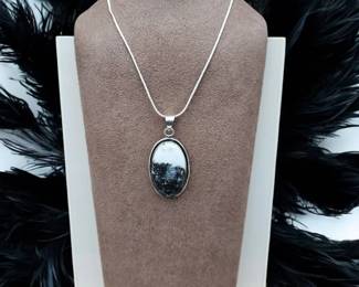 White Buffalo Turquoise Necklace  Tested