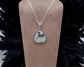 Natural Black Rutile Necklace  Tested