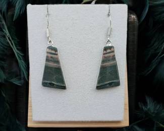 Imperial Jasper Earrings  Tested