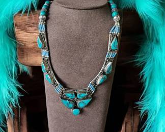 Nepali Bold Tribal Statement Necklace  This Is Heavy.