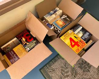 More books, will be out of boxes at time of sale