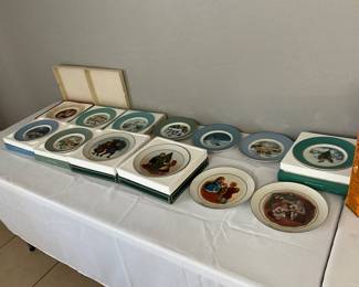 Avon plates from the 70’s and 80’s